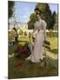 Portrait of Princess Zinaida Yusupova with Two Sons at Arkhangelskoye, 1894-Francois Flameng-Mounted Giclee Print