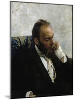 Portrait of Professor Ivanov-Ilya Yefimovich Repin-Mounted Giclee Print