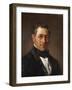 Portrait of Professor Siegfried Dehn (1799-1858)-Adolf Von Menzel-Framed Giclee Print