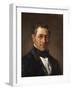 Portrait of Professor Siegfried Dehn (1799-1858)-Adolf Von Menzel-Framed Giclee Print