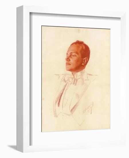 Portrait of Prokofiev, 1937-Alexander Yakovlev-Framed Giclee Print