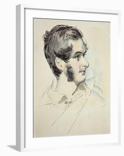 Portrait of Prosper Merimee-null-Framed Giclee Print