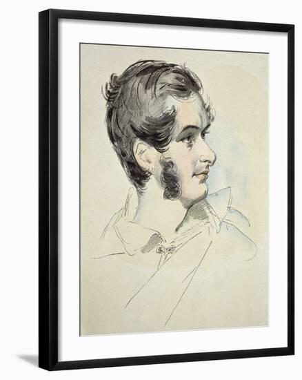 Portrait of Prosper Merimee-null-Framed Giclee Print