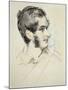 Portrait of Prosper Merimee-null-Mounted Giclee Print