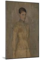 Portrait of Prudence De Schepper, the Artist’S Wife, 1910 (W/C & Oil over Pencil on Paper)-Gustave van de Woestyne-Mounted Giclee Print