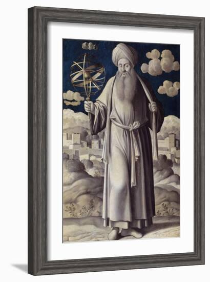 Portrait of Ptolemy by Girolamo Mocetto-null-Framed Giclee Print