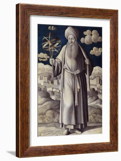 Portrait of Ptolemy by Girolamo Mocetto-null-Framed Giclee Print