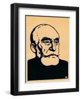 Portrait of Puvis De Chavannes, C1898-Félix Vallotton-Framed Giclee Print