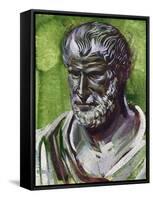 Portrait of Pythagoras (Samos, 570 Bc-Metaponto, 495 BC), Greek Philosopher and Mathematician-null-Framed Stretched Canvas