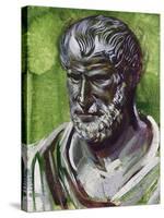 Portrait of Pythagoras (Samos, 570 Bc-Metaponto, 495 BC), Greek Philosopher and Mathematician-null-Stretched Canvas