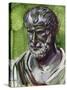 Portrait of Pythagoras (Samos, 570 Bc-Metaponto, 495 BC), Greek Philosopher and Mathematician-null-Stretched Canvas