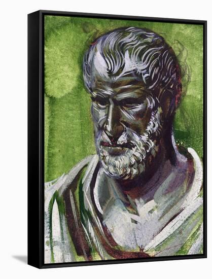 Portrait of Pythagoras (Samos, 570 Bc-Metaponto, 495 BC), Greek Philosopher and Mathematician-null-Framed Stretched Canvas