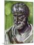 Portrait of Pythagoras (Samos, 570 Bc-Metaponto, 495 BC), Greek Philosopher and Mathematician-null-Mounted Giclee Print
