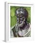 Portrait of Pythagoras (Samos, 570 Bc-Metaponto, 495 BC), Greek Philosopher and Mathematician-null-Framed Giclee Print