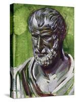 Portrait of Pythagoras (Samos, 570 Bc-Metaponto, 495 BC), Greek Philosopher and Mathematician-null-Stretched Canvas