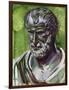 Portrait of Pythagoras (Samos, 570 Bc-Metaponto, 495 BC), Greek Philosopher and Mathematician-null-Framed Giclee Print