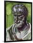 Portrait of Pythagoras (Samos, 570 Bc-Metaponto, 495 BC), Greek Philosopher and Mathematician-null-Framed Giclee Print