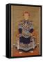 Portrait of Qianlong Emperor As a Young Man, Hanging Scroll-Chinese School-Framed Stretched Canvas