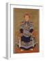 Portrait of Qianlong Emperor As a Young Man, Hanging Scroll-Chinese School-Framed Giclee Print