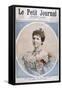 Portrait of Queen Amelia of Portugal, 1896-F Meaulle-Framed Stretched Canvas