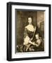 Portrait of Queen Anne and Her Son William, Duke of Gloucester-Michael Dahl-Framed Giclee Print