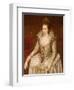 Portrait of Queen Anne of Denmark (1574-1619)-John De Critz-Framed Giclee Print