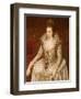 Portrait of Queen Anne of Denmark (1574-1619)-John De Critz-Framed Giclee Print