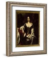 Portrait of Queen Anne when Princess of Denmark, 1687-William Wissing-Framed Giclee Print