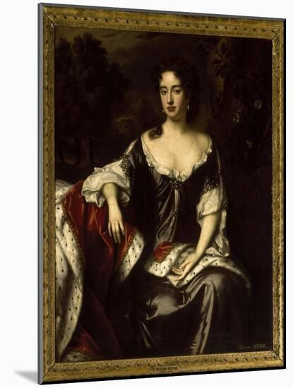 Portrait of Queen Anne when Princess of Denmark, 1687-William Wissing-Mounted Giclee Print