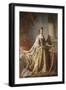 Portrait of Queen Charlotte, Full Length in Robes of State-John Ramsay-Framed Giclee Print