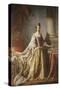 Portrait of Queen Charlotte, Full Length in Robes of State-John Ramsay-Stretched Canvas