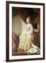 Portrait of Queen Charlotte, Full Length, Seated in Robes of State-Sir Joshua Reynolds-Framed Giclee Print