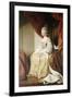 Portrait of Queen Charlotte, Full Length, Seated in Robes of State-Sir Joshua Reynolds-Framed Giclee Print