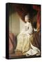 Portrait of Queen Charlotte, Full Length, Seated in Robes of State-Sir Joshua Reynolds-Framed Stretched Canvas