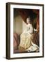 Portrait of Queen Charlotte, Full Length, Seated in Robes of State-Sir Joshua Reynolds-Framed Giclee Print