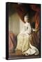 Portrait of Queen Charlotte, Full Length, Seated in Robes of State-Sir Joshua Reynolds-Framed Stretched Canvas