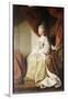 Portrait of Queen Charlotte, Full Length, Seated in Robes of State-Sir Joshua Reynolds-Framed Giclee Print