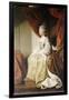 Portrait of Queen Charlotte, Full Length, Seated in Robes of State-Sir Joshua Reynolds-Framed Giclee Print