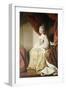 Portrait of Queen Charlotte, Full Length, Seated in Robes of State-Sir Joshua Reynolds-Framed Giclee Print