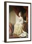 Portrait of Queen Charlotte, Full Length, Seated in Robes of State-Sir Joshua Reynolds-Framed Giclee Print