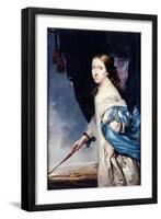 Portrait of Queen Christina of Sweden (1626-168), 1661-Abraham Wuchters-Framed Giclee Print