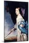 Portrait of Queen Christina of Sweden, 1661-Abraham Wuchters-Mounted Giclee Print