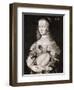 Portrait of Queen Christina of Sweden-null-Framed Premium Giclee Print