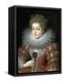 Portrait of Queen Elisabeth of France (1602-164), Queen Consort of Spain-Frans Francken the Younger-Framed Stretched Canvas