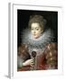 Portrait of Queen Elisabeth of France (1602-164), Queen Consort of Spain-Frans Francken the Younger-Framed Giclee Print