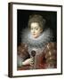 Portrait of Queen Elisabeth of France (1602-164), Queen Consort of Spain-Frans Francken the Younger-Framed Giclee Print