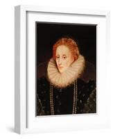 Portrait of Queen Elizabeth I (1533-1603)-Marcus Gheeraerts-Framed Giclee Print