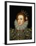 Portrait of Queen Elizabeth I (1533-1603)-Nicholas Hilliard-Framed Giclee Print