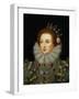 Portrait of Queen Elizabeth I (1533-1603)-Nicholas Hilliard-Framed Giclee Print