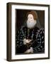 Portrait of Queen Elizabeth I of England, 1575-1580 (Painting)-Nicholas Hilliard-Framed Giclee Print